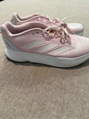 adidas Duramo SL Pink White Running Shoes Sneakers IF7877 Women's 9.
